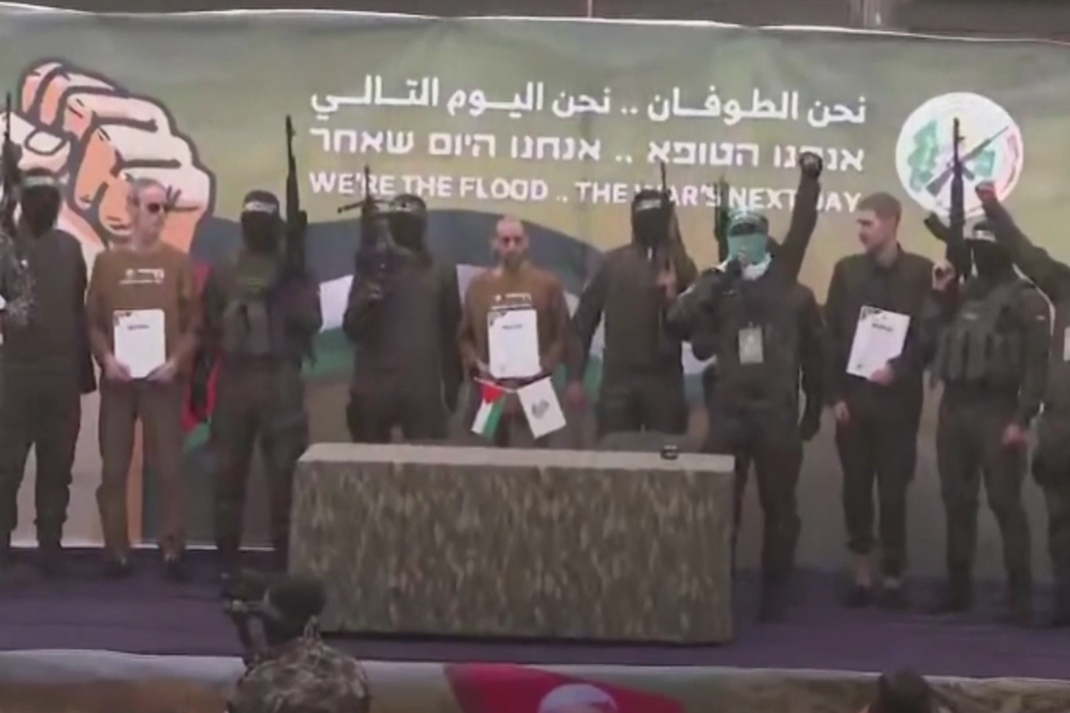 Hamas hands over three more Israeli hostages for dozens of Palestinian prisoners 